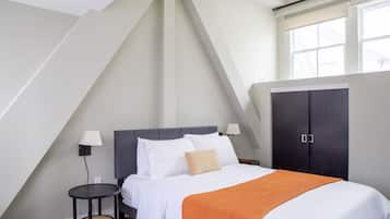 1 slaapkamer, een bureau, een strijkplank/strijkijzer, gratis wifi