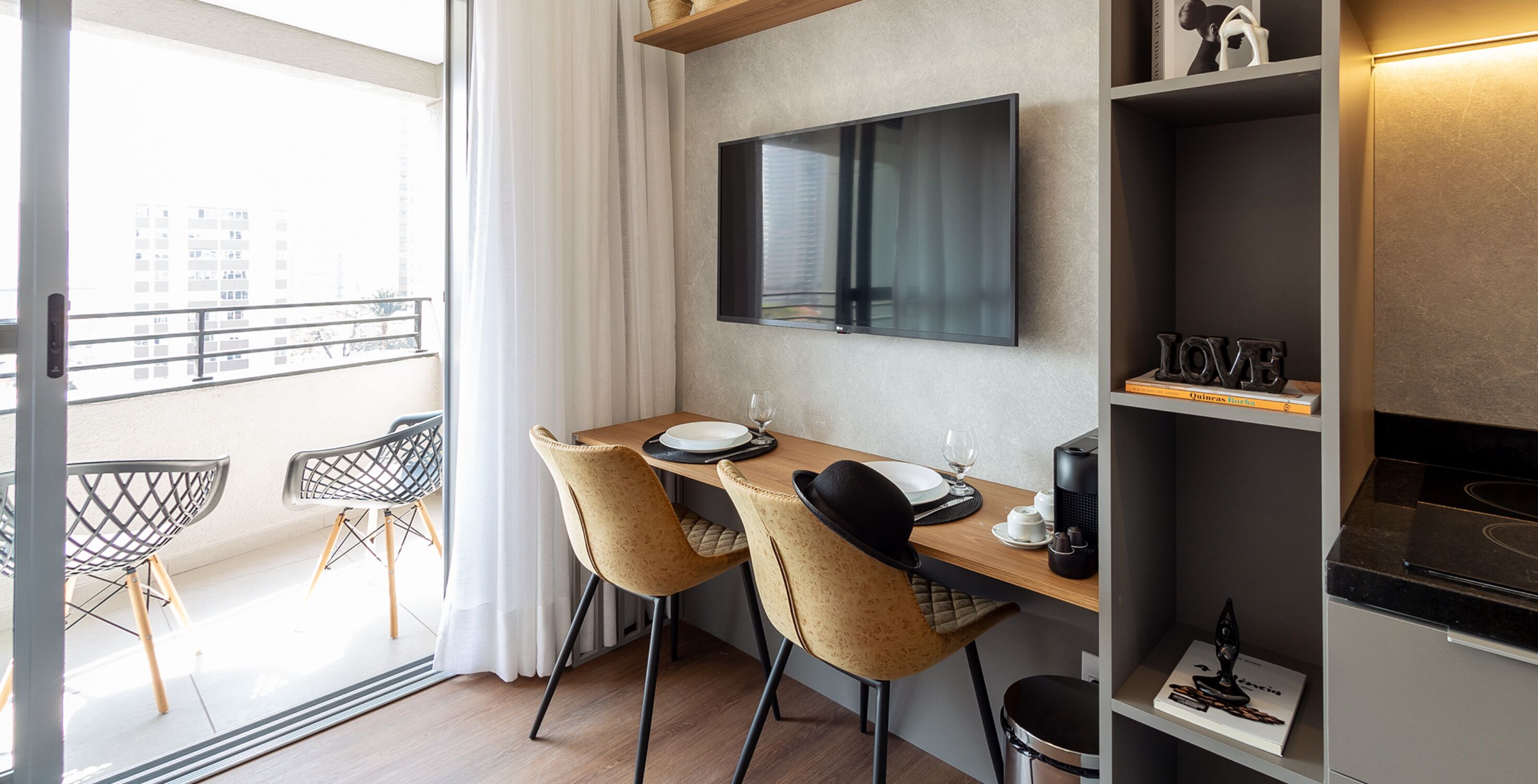 Studio, 1 Doppelbett, Balkon