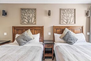 2 slaapkamers, een strijkplank/strijkijzer, gratis wifi, beddengoed