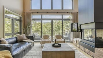 Exclusive-huoneisto, vuoristonäköala | Oleskelualue