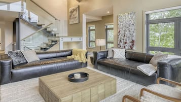 Exclusive-huoneisto, vuoristonäköala | Oleskelualue