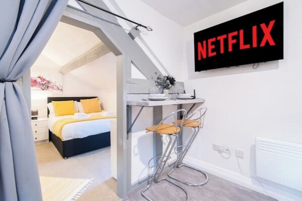 1 Schlafzimmer, Bügeleisen/Bügelbrett, WLAN, Bettwäsche