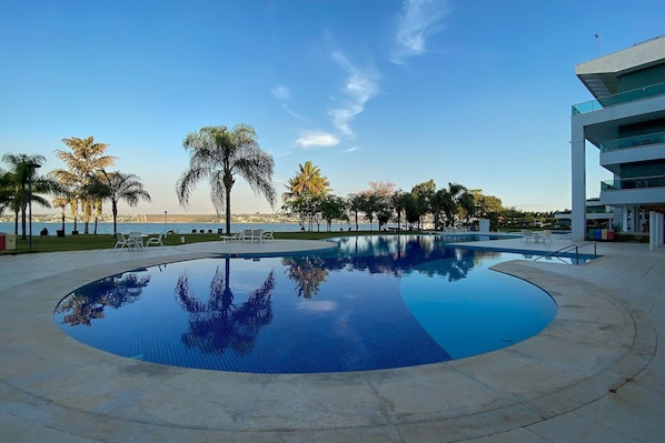 Apartment (533798) | Pool | Outdoor pool - OZPED Flats Particulares Lake View (Brasília)