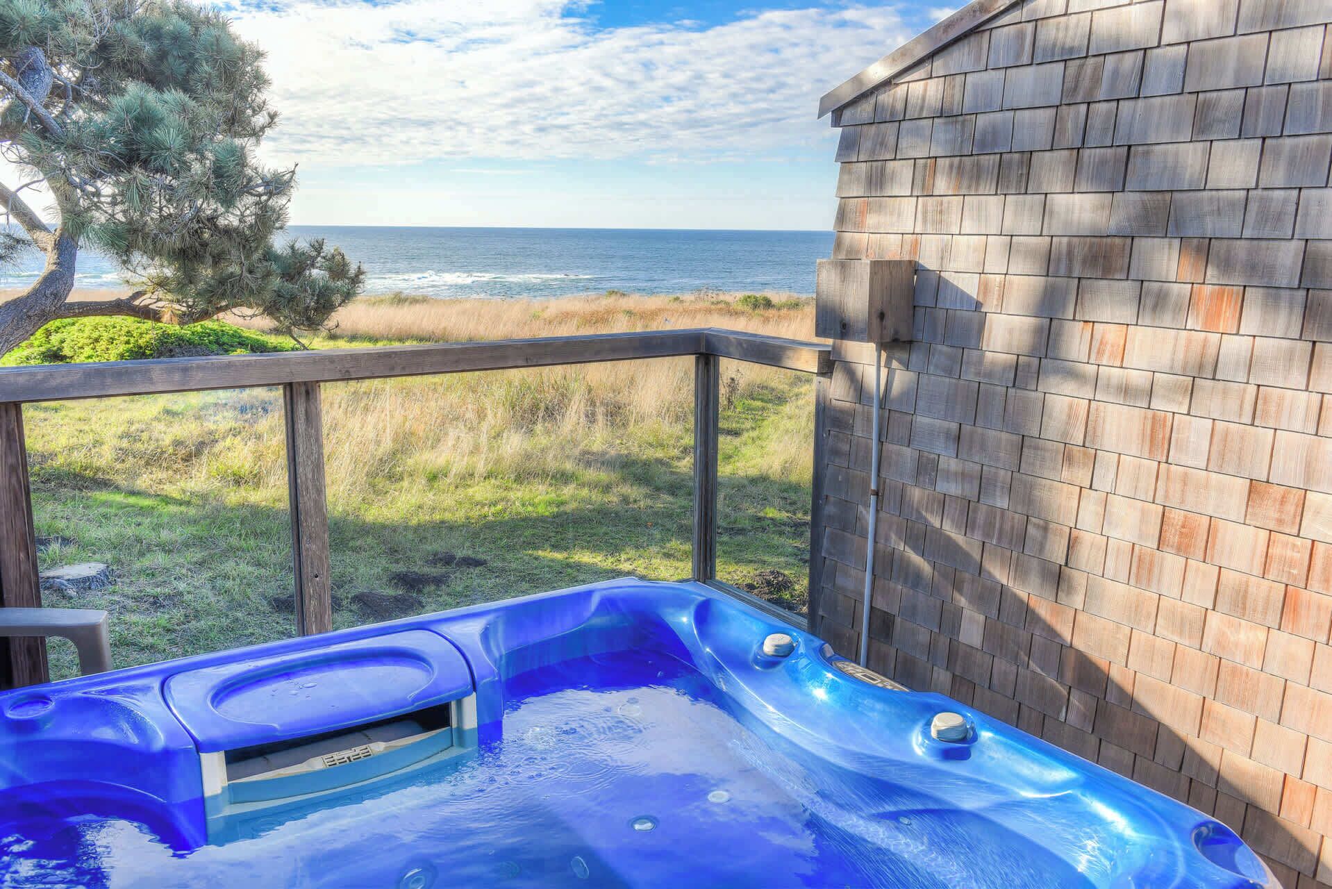 Tina de hidromasaje al aire libre