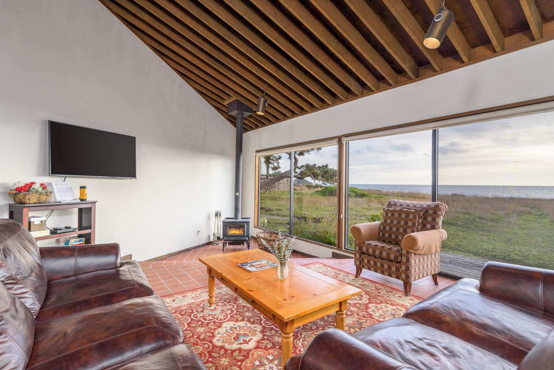 TV, fireplace, DVD player