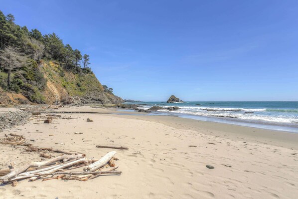 Beach nearby
