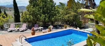 Country finca set in elevated position.Private yet within 15-20mins walk to town