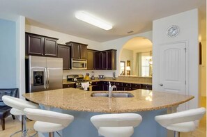 하우스, 침대(여러 개), 수영장 이용, 수영장 전망 (Villa Du Soleil) | 전용 주방 | 냉장고, 전자레인지, 오븐, 쿡탑