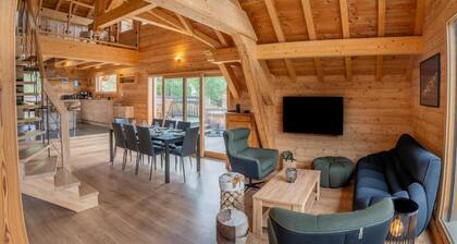 Chalet, vue vallée, balcon, télévision, casier à ski, 205m², Les Orres