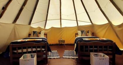 Raven Tipi, Rustic "Raven" Tipi by Bighorn Mountains