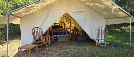 Overnatningsstedets område