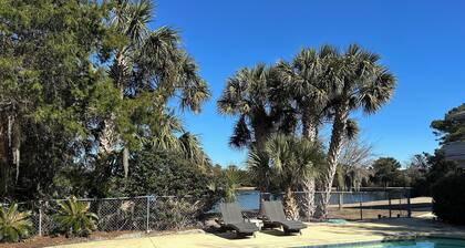 Waterfront Luxury Home w 5 bd-5.5 bath, private pool situated on 1 acre property