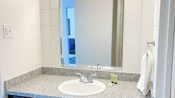 Towels, soap, toilet paper