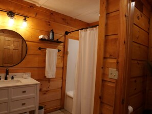 Hårføner, håndklær, såpe og sjampo