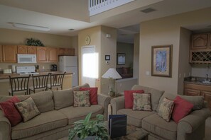 Villa, Multiple Beds, Pool Access, Pool View (5 Bedroom Highgate Park Villa) | Living area | 42-inch flat-screen TV with digital channels - 5 Bedroom Highgate Park Villa (Davenport)