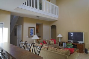 Villa, Multiple Beds, Pool Access, Pool View (5 Bedroom Highgate Park Villa) | Living area | 42-inch flat-screen TV with digital channels - 5 Bedroom Highgate Park Villa (Davenport)