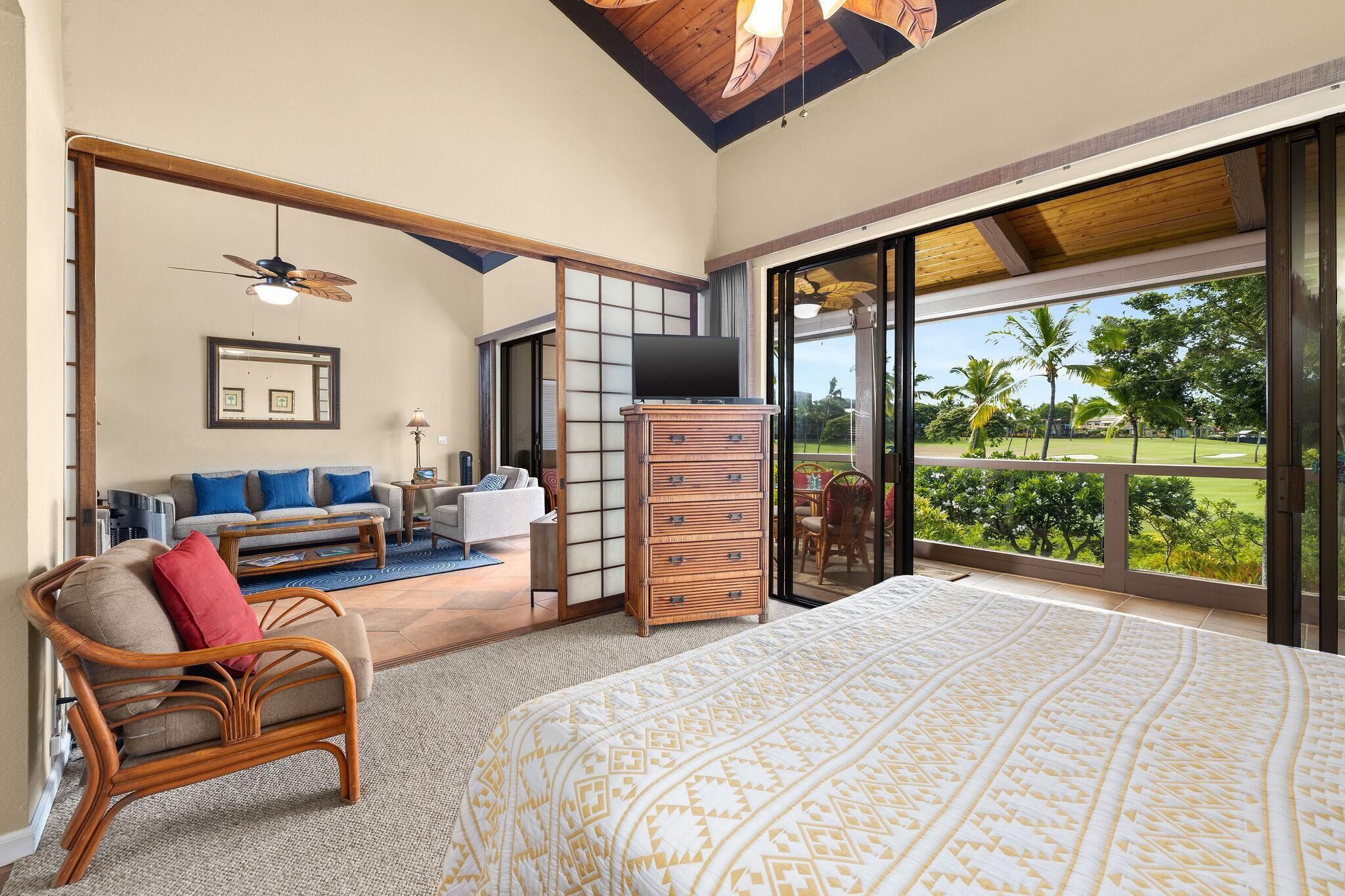 Condo, 1 King Bed (Keauhou Kona Surf & Racquet Club#6-30) | Living area