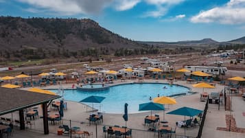 Seasonal outdoor pool