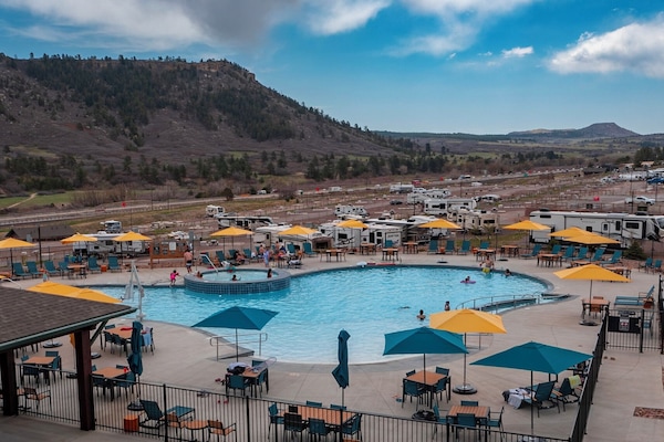 Seasonal outdoor pool