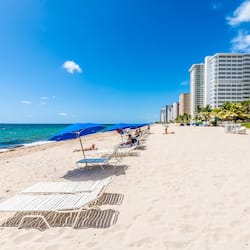 On the beach, white sand, beach bar