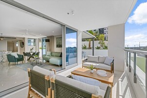 Standard Apartment, 2 Bedrooms | Living area | TV