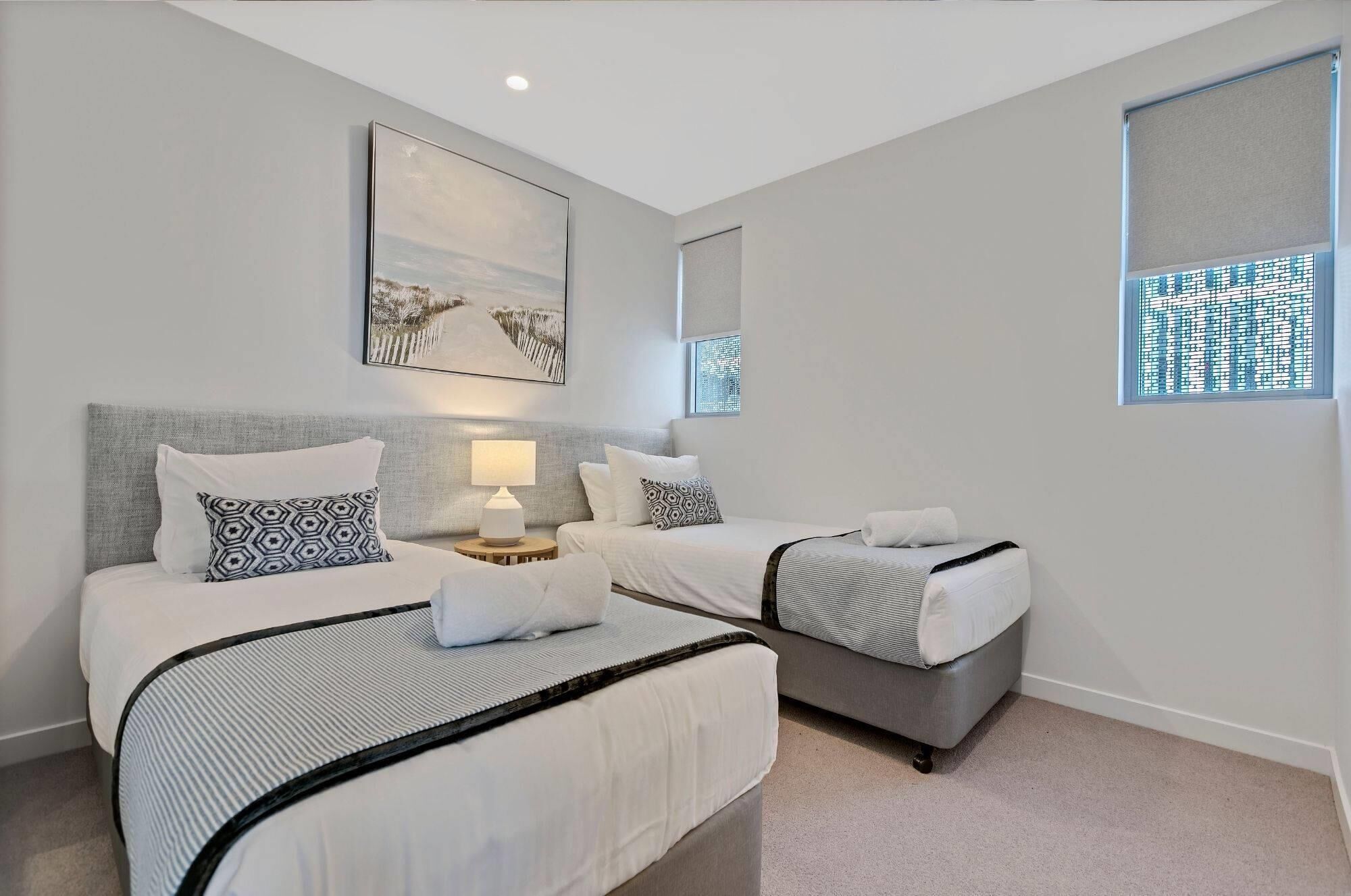 Een strijkplank/strijkijzer, gratis wifi