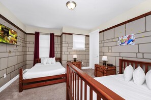 6 slaapkamers, een kluis op de kamer, een strijkplank/strijkijzer