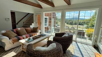 TV connectée, cheminée