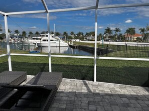 Terrace/patio - Punta Gorda 2/2, Designer Renovated Punta Gorda Home in Isles Yacht Club Marina (Punta Gorda)