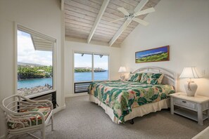 3 bedrooms, internet, bed sheets - Aloha Condos, Kanaloa at Kona, Condo 3103, Oceanfront, AC (Kailua Kona)