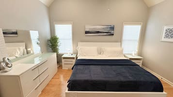 2 bedrooms, iron/ironing board, travel crib, WiFi
