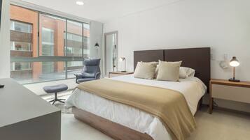 LÀgenhet Standard - 1 queensize-sÀng med bÀddsoffa | 1 sovrum, skrivbord, arbetsyta för laptop och gratis wi-fi