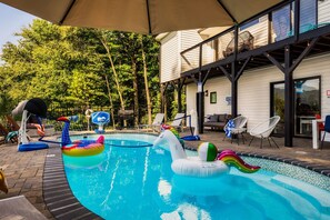 Una piscina climatizada