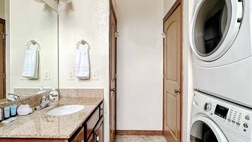 Towels, soap, toilet paper