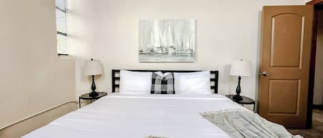 Desk, iron/ironing board, free WiFi, bed sheets