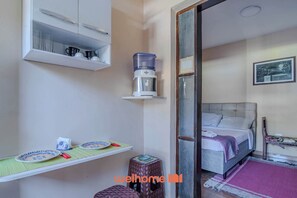 1 室のベッドルーム、アイロン / アイロン台、WiFi、ベッドシーツ