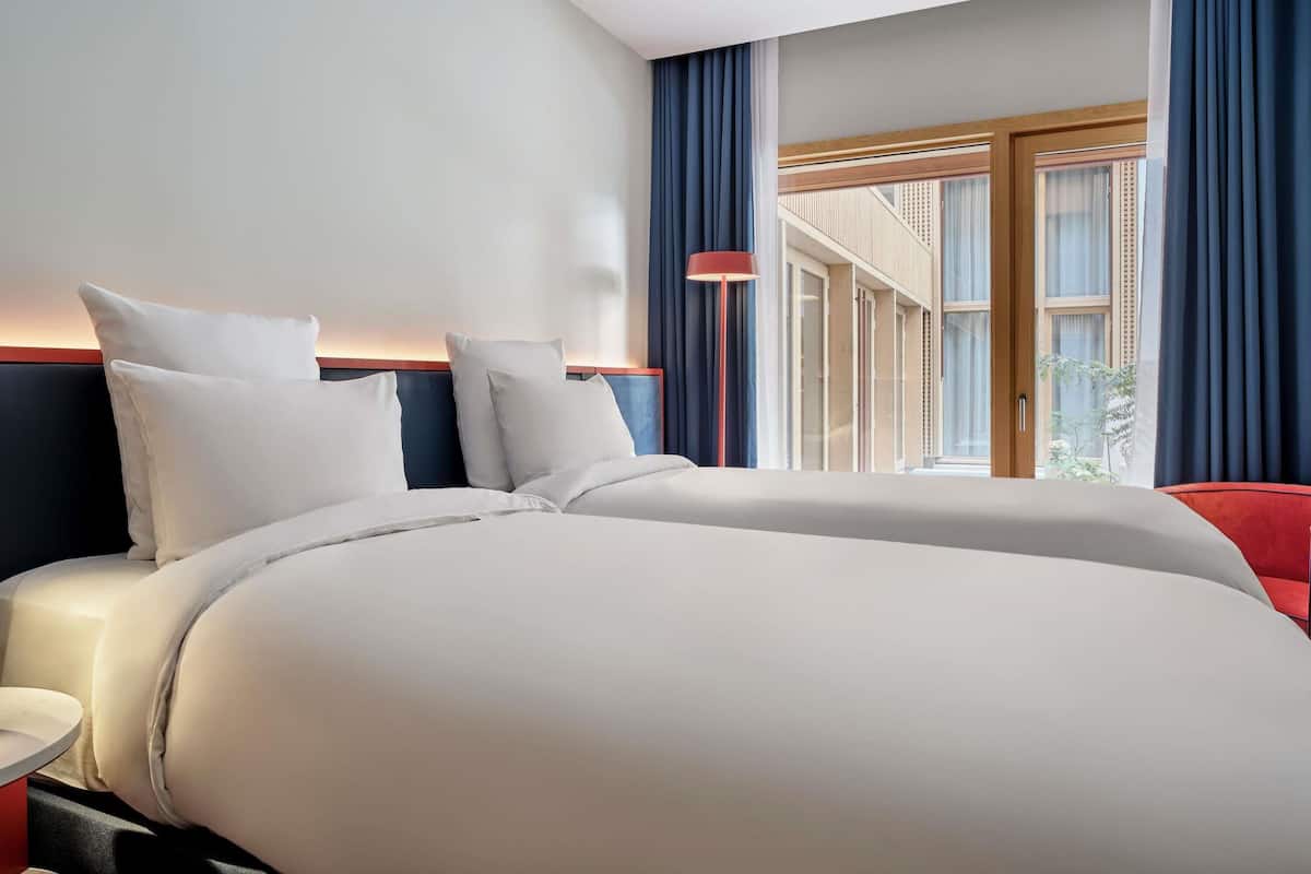 客房, 2 張單人床 | 高級寢具、房內夾萬、遮光窗簾/窗簾、隔音