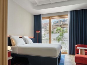 Habitació, 1 llit doble | Roba de llit d'alta qualitat i caixa forta a l'habitació 