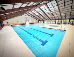 Indoor pool, outdoor pool