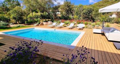 Villa Alba d'Oru, 8 pers, piscine chauffée, 5 minutes plage