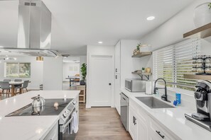 Fridge, microwave, oven, stovetop - Modern Retreat w/ Pool, Putting Green, Games! (Scottsdale)