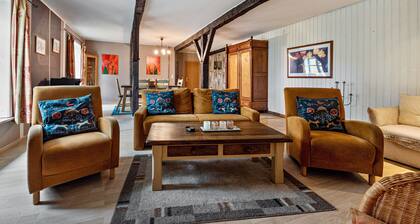 Ferienwohnung 'Das Eulennest' mit Gemeinschaftsterrasse und Garten