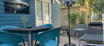 Tiny Home 'Tiny House Nr 2' con terraza privada, Wi-Fi y aire acondicionado