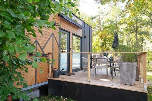 Tiny Home 'Tiny House Nr 5' mit privater Terrasse, Wi-Fi und Klimaanlage