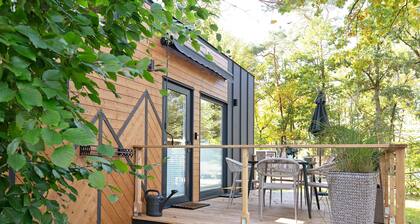 Tiny Home 'Tiny House n° 5' avec terrasse privée, Wi-Fi et climatisation