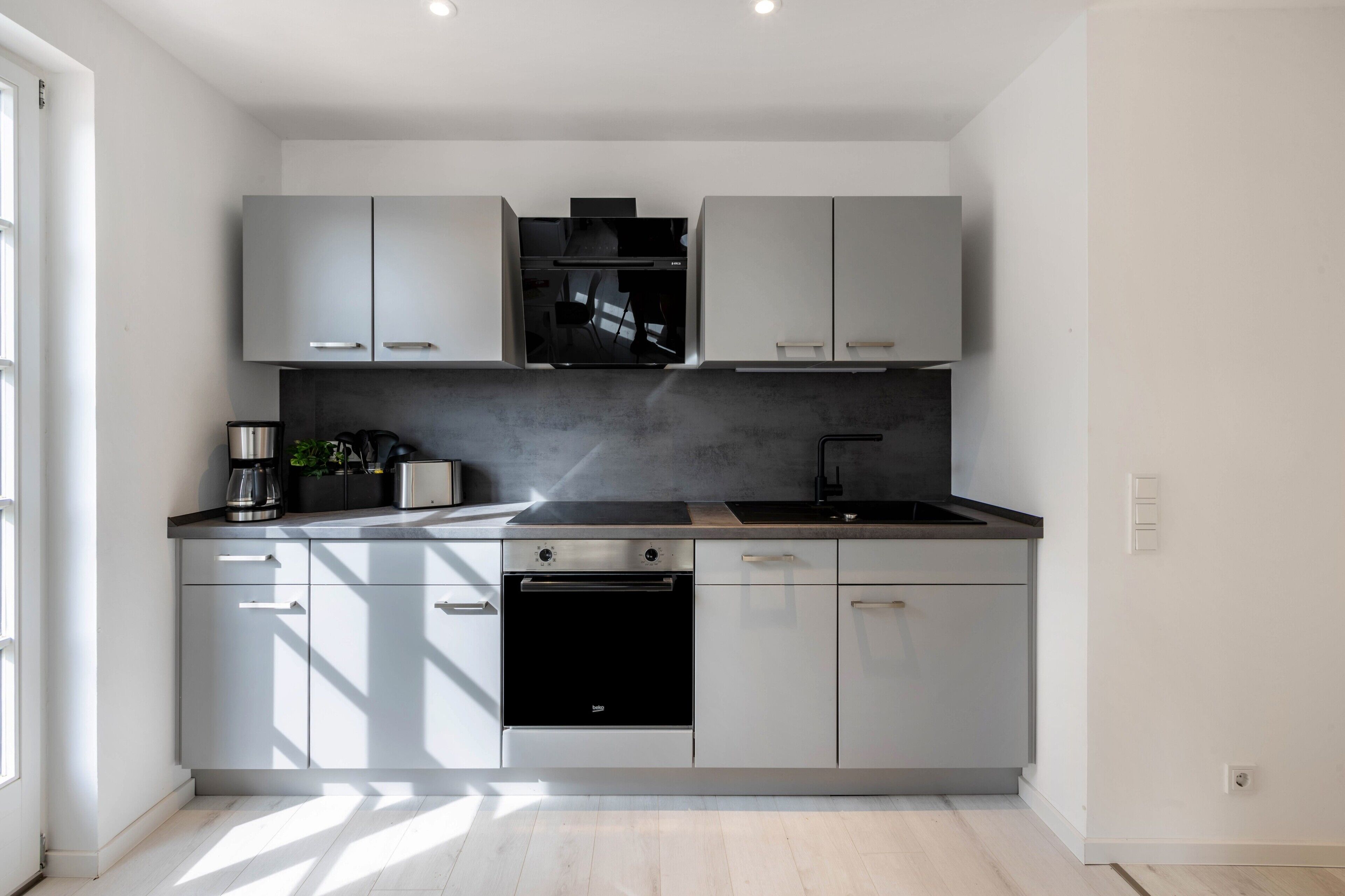 Kühlschrank, Ofen, Herdplatte, Geschirrspüler