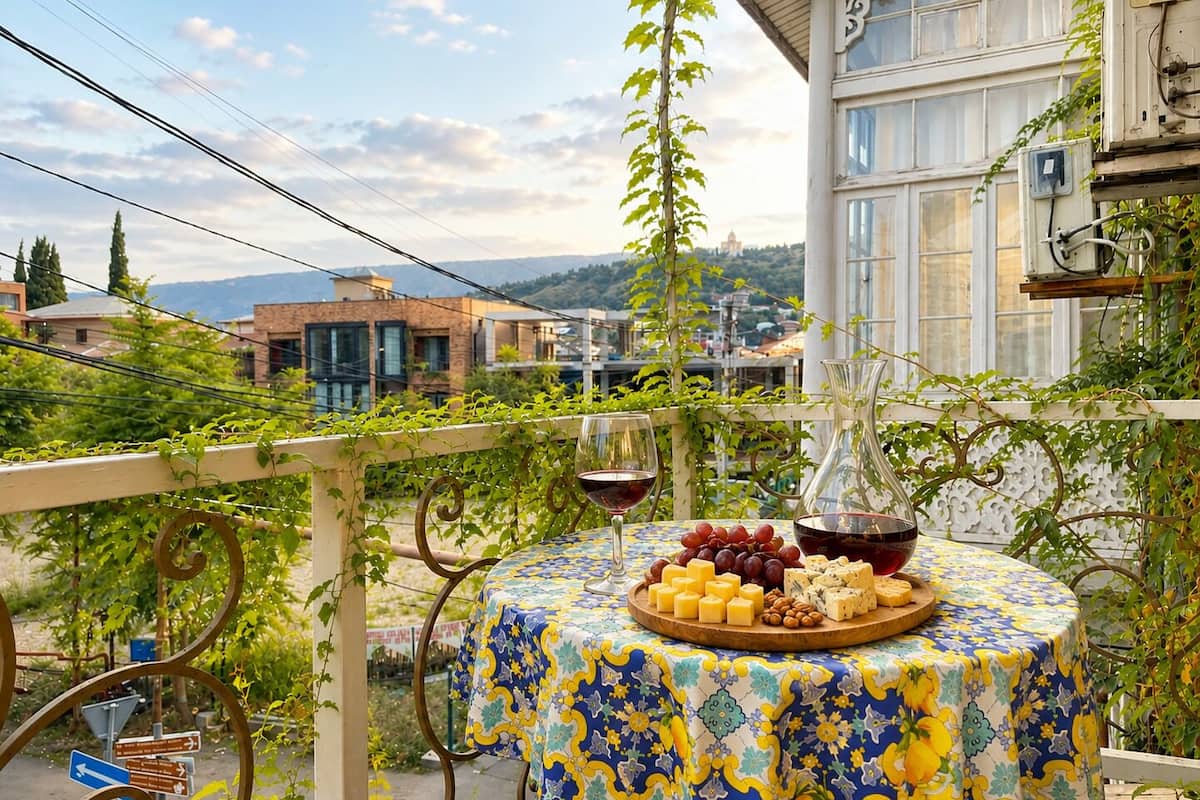Classic Double Room, Balcony, Mountain View | Terrace/patio
