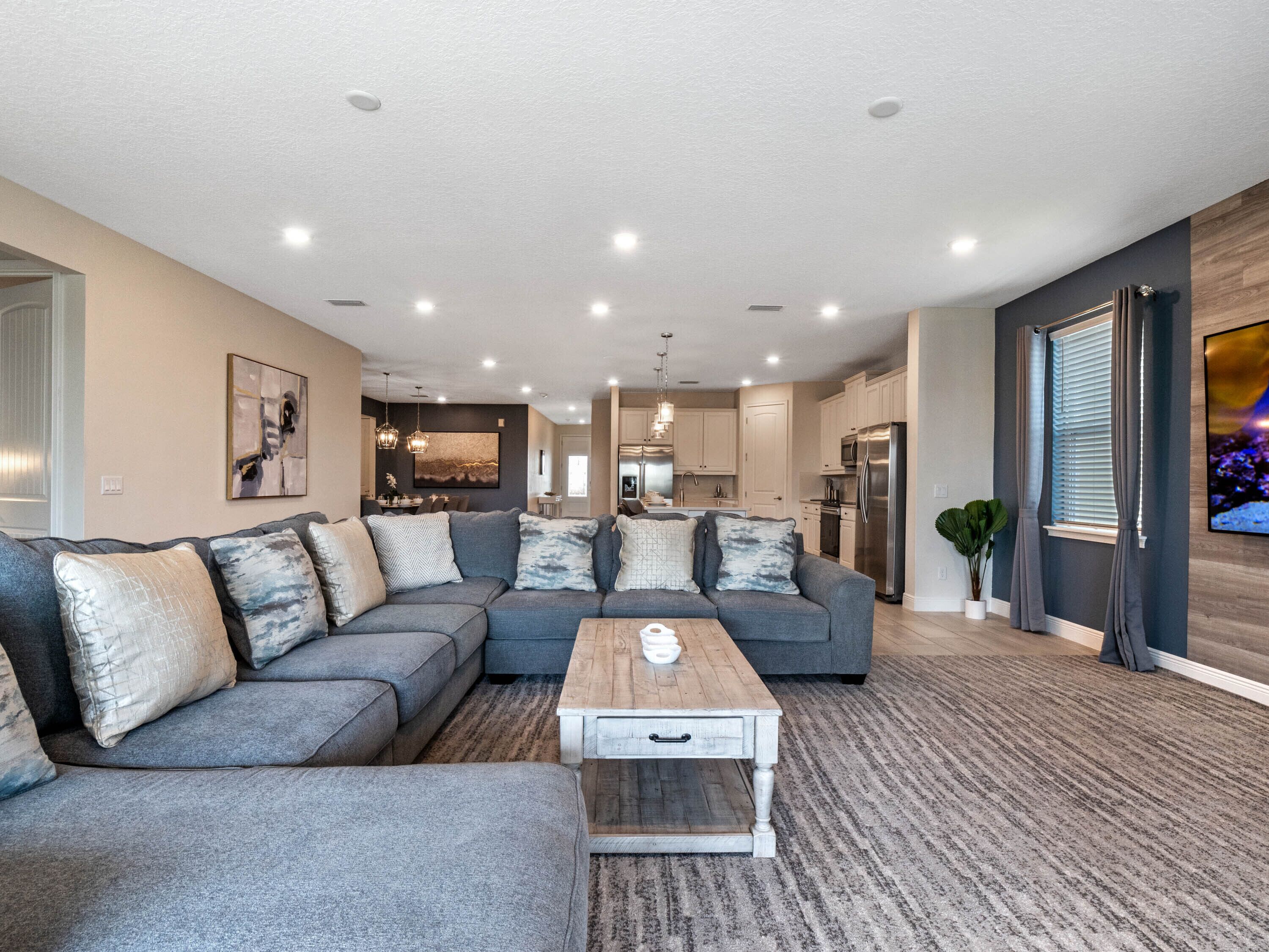 Smart-TV, videospill og stereoanlegg