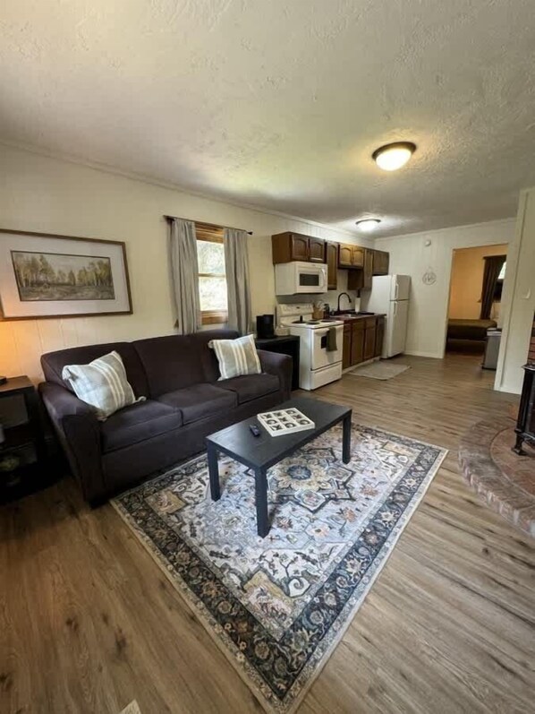 Smart TV, fireplace, table football, offices