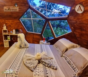 Chambre Double Deluxe, 1 lit double, vue montagne, côté jardin
